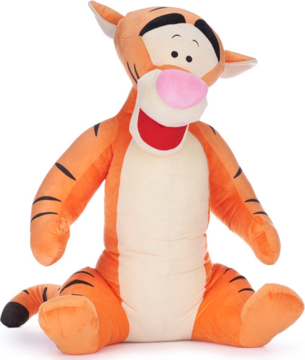 Tijgertje - Winnie de Poeh Pluche Knuffel XXL 95 cm groot  [Winnie the Pooh Plush Toy Baby | XL Grote Speelgoed knuffel knuffeldier voor kinderen jongens meisjes | Teigertje Iejoor Knorretje Winnie Teigetje ]